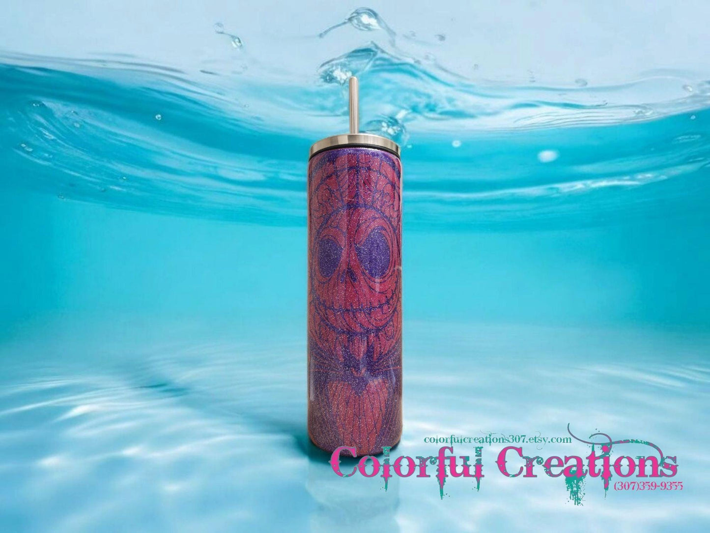 30oz Glitter Jack Tumbler WYSIWYG