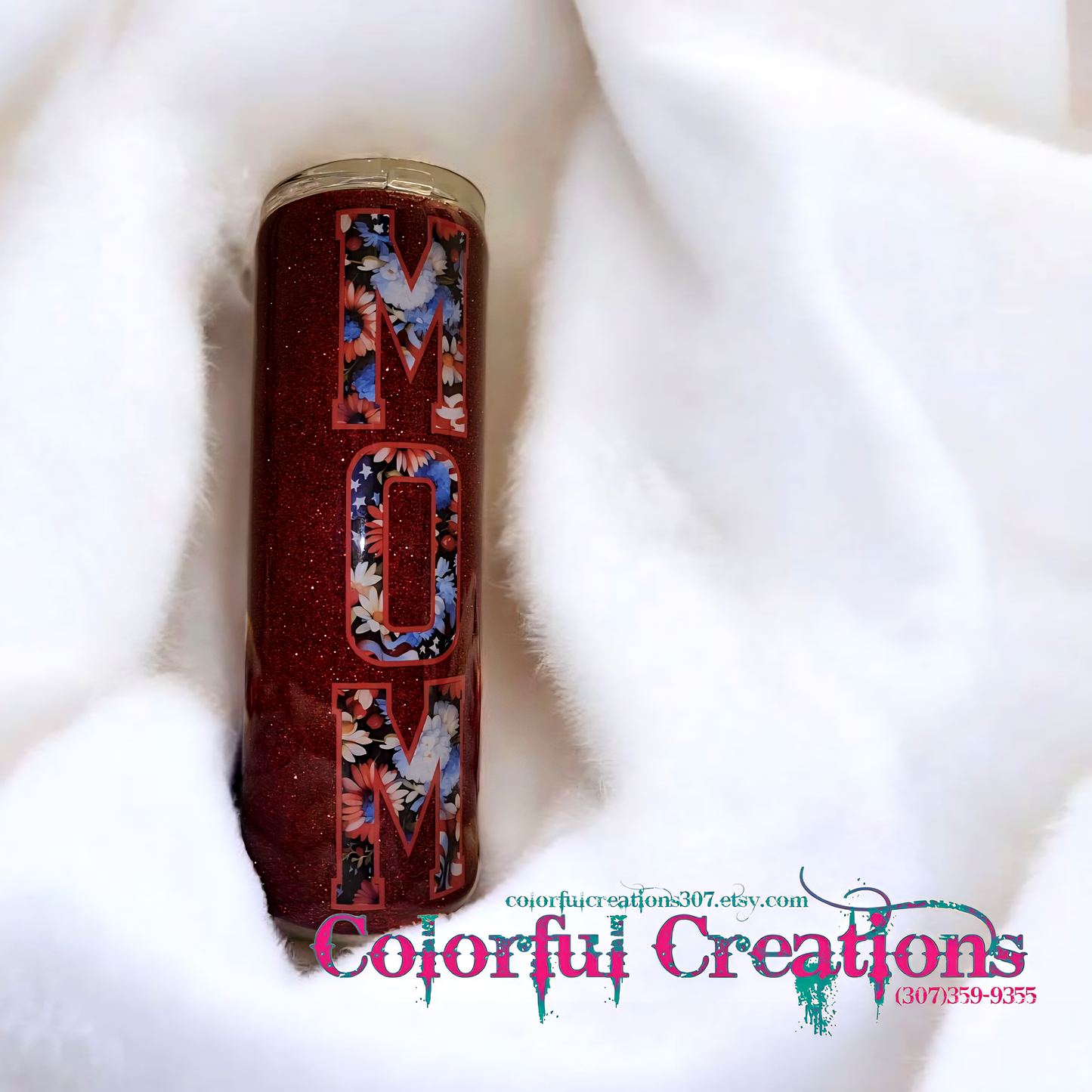 Patriotic All American Mom Tumbler WYSIWYG