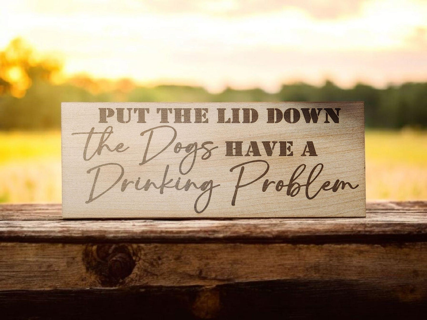 Put The Lid Down Wall decor WYSIWYG