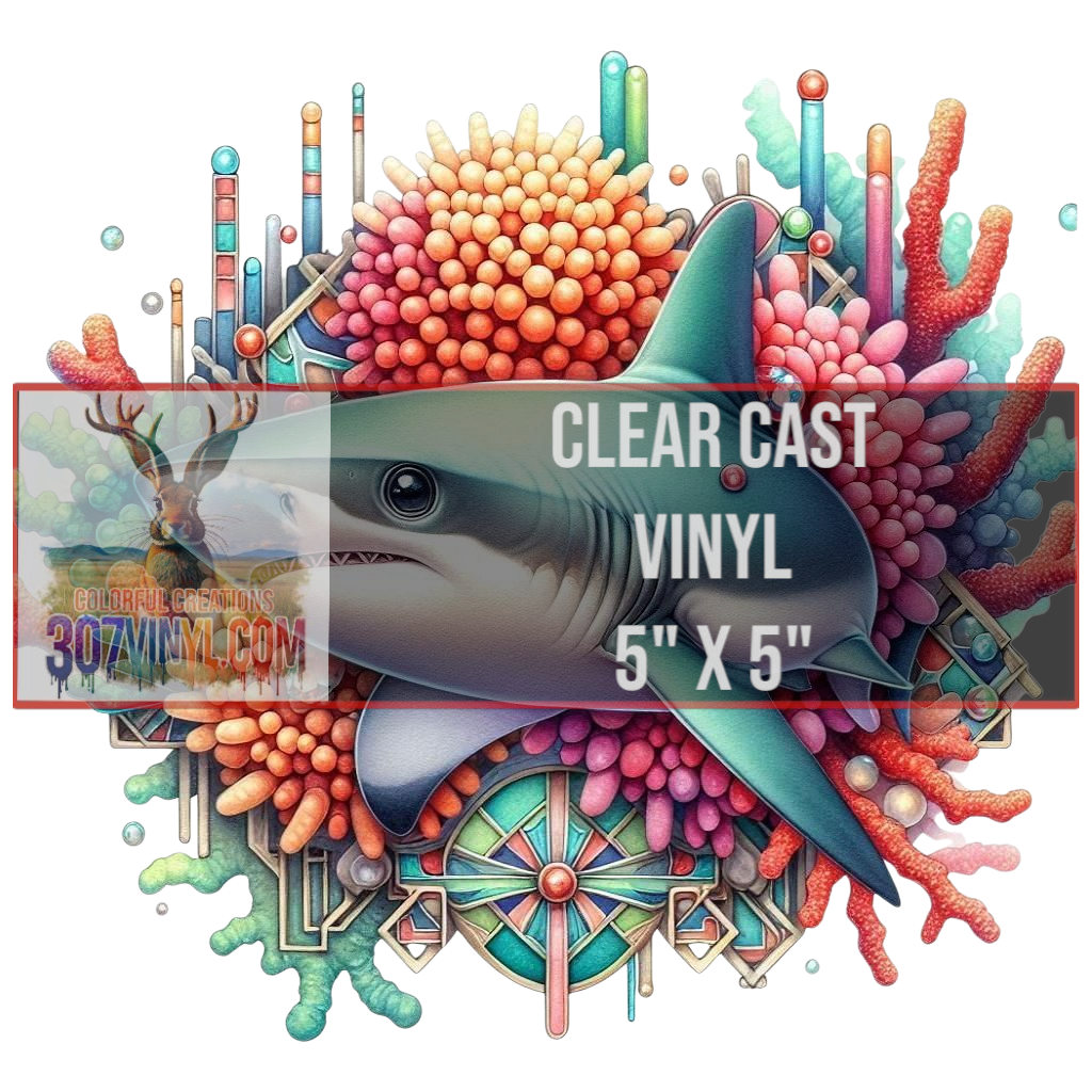 Baby Shark Clear Cast Vinyl