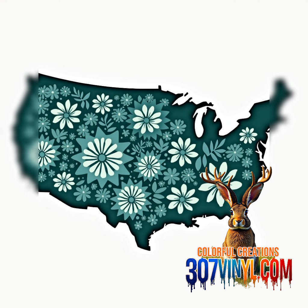 Teal USA Clear Cast Vinyl 4 x 4