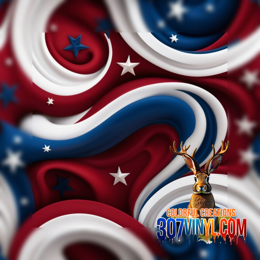 Patriotic 4 Pack Pattern Vinyl