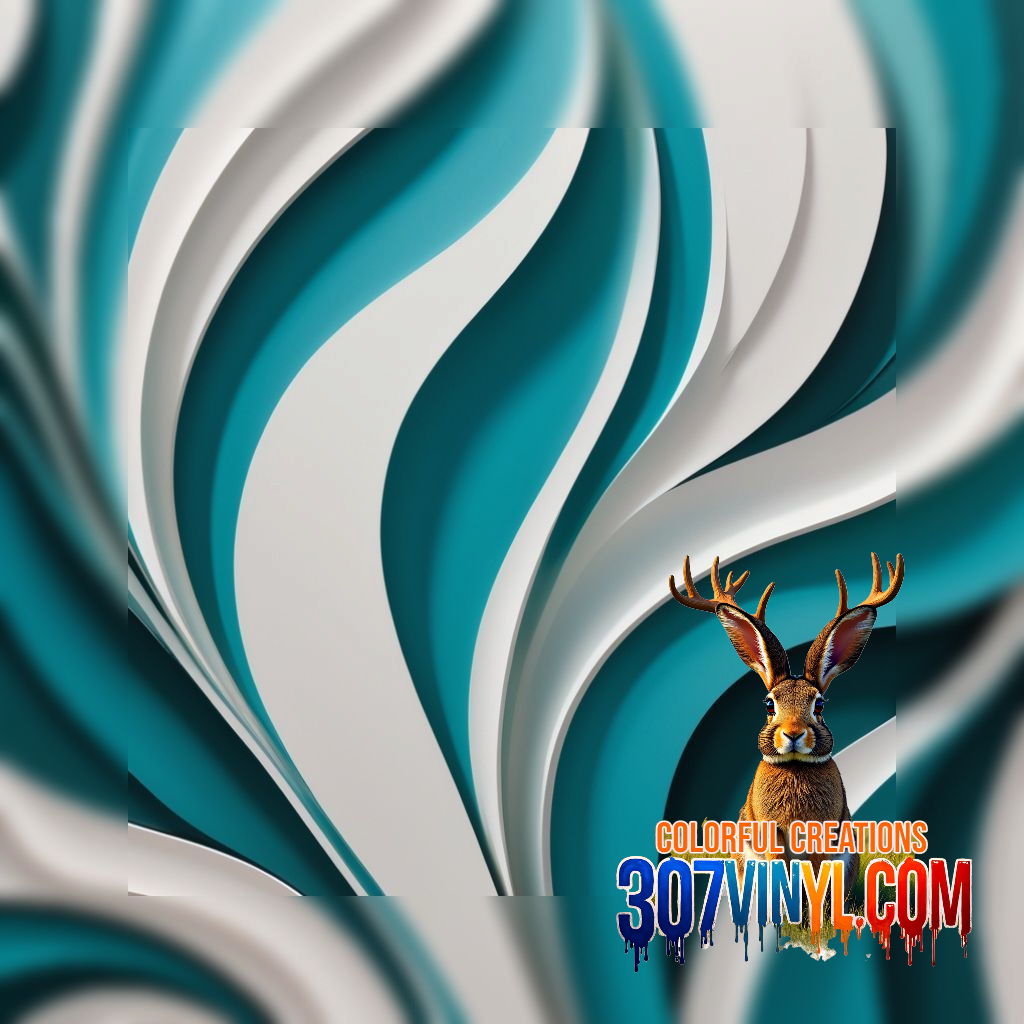 Fluid Abstract 4 Pack Pattern Vinyl