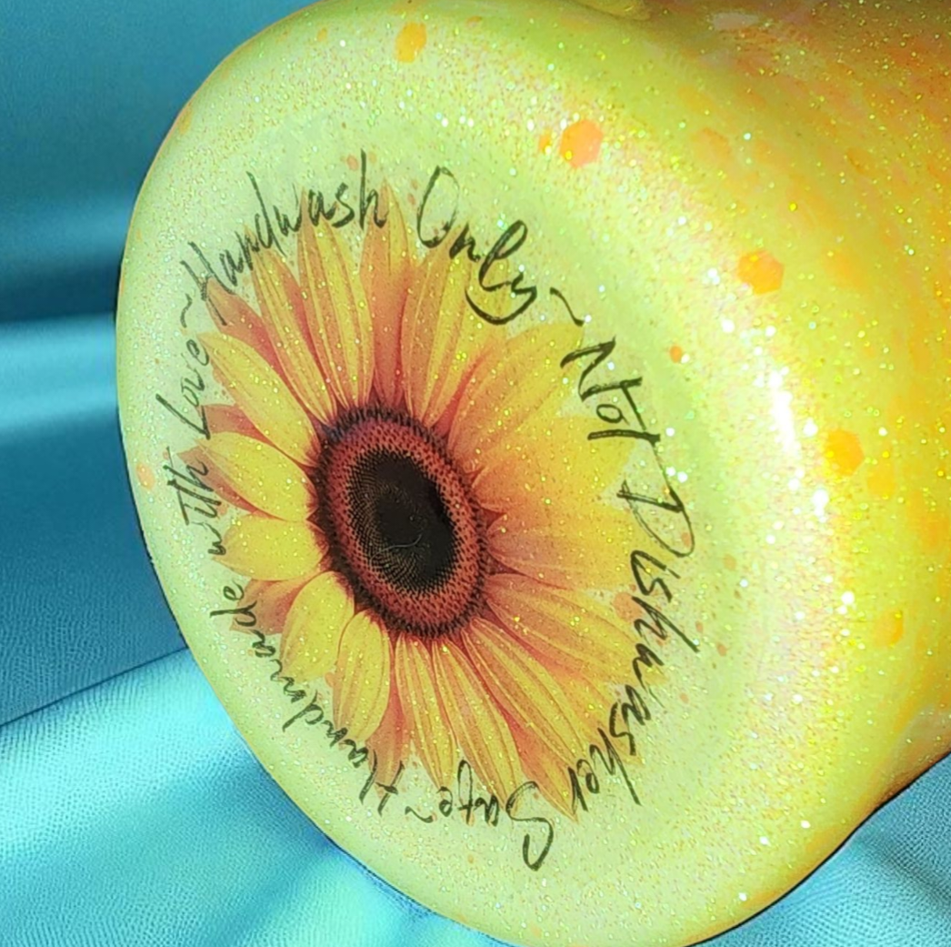 40oz Sunflower Tumbler WYSIWYG