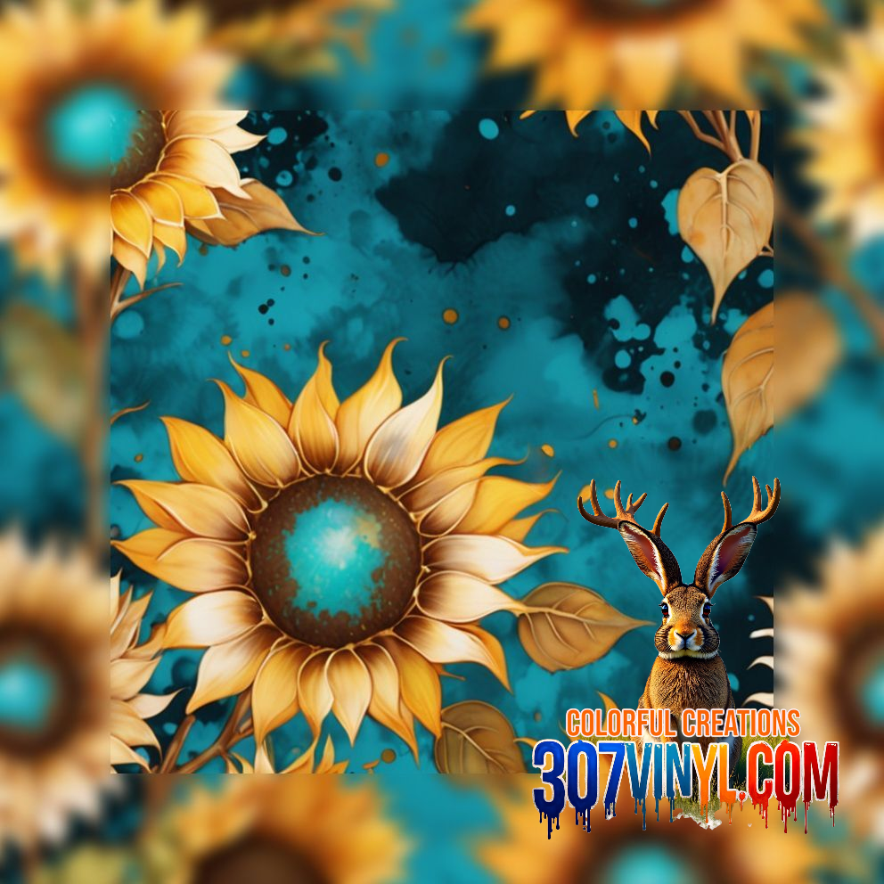 Sunflower 4 Pack Pattern Vinyl