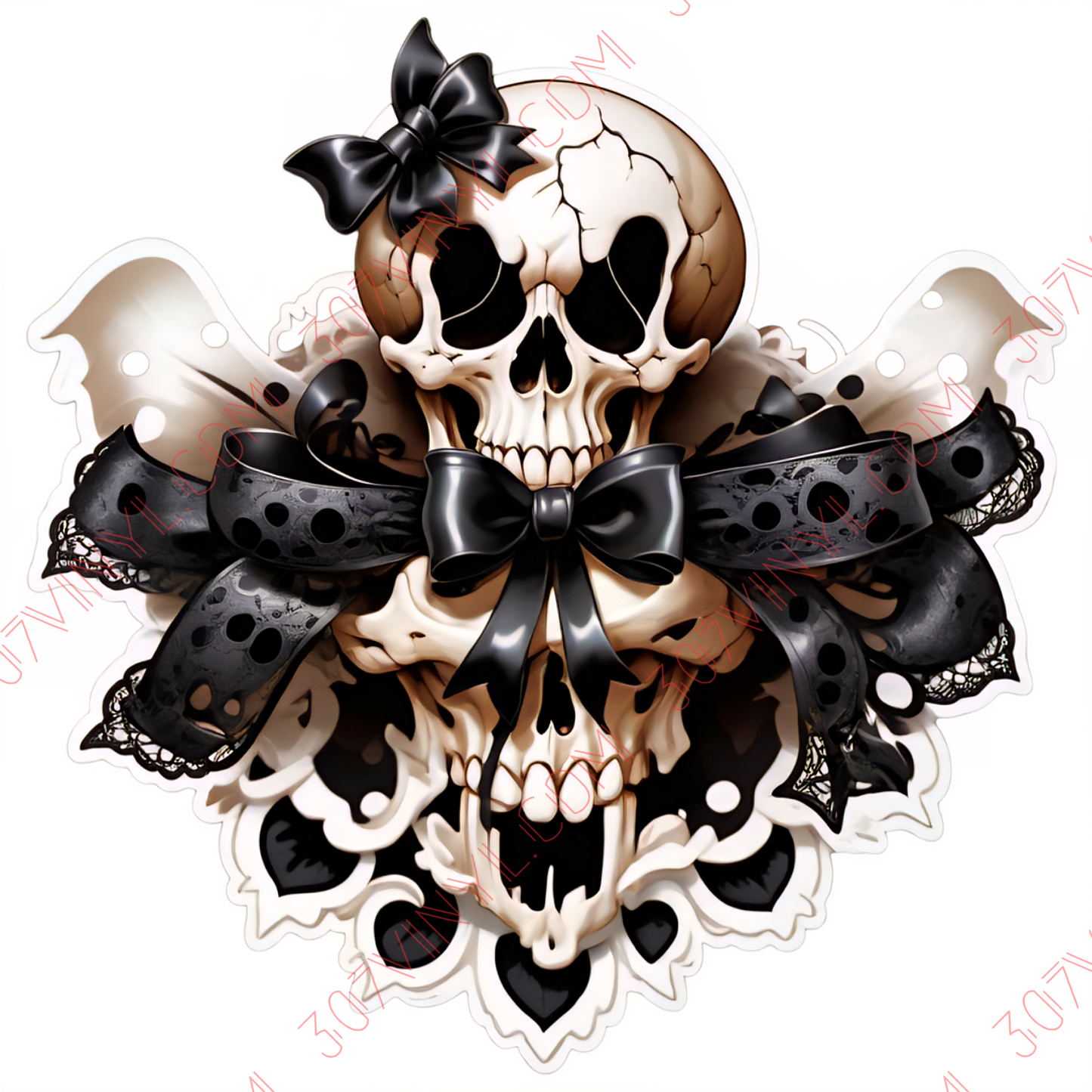 Victorian Skull 1 UV DTF
