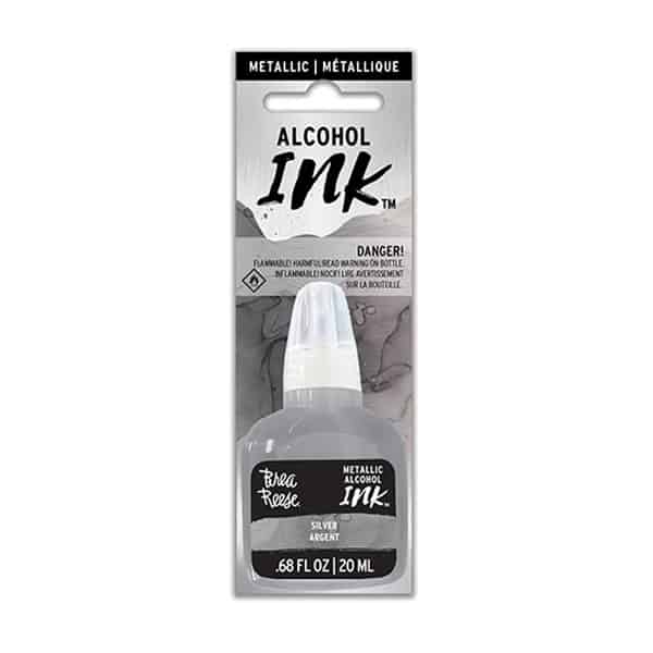 Metallic Silver Alcohol Ink