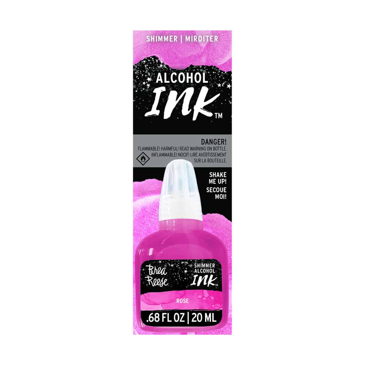 Shimmer Rose Alcohol Ink