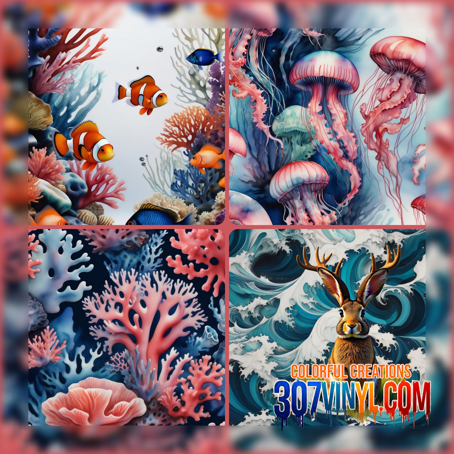 Pattern Vinyl 4 Packs