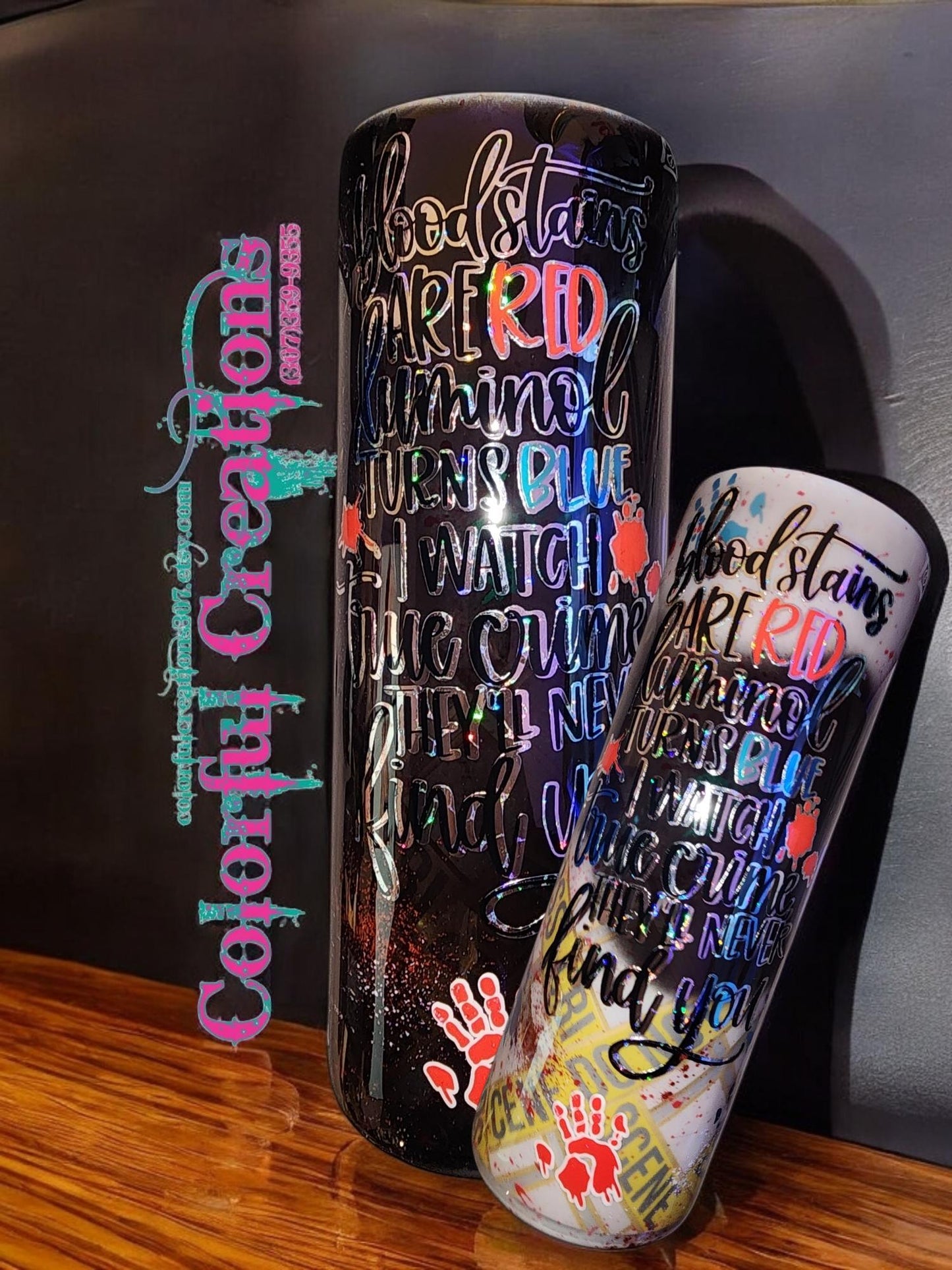 20oz True Crime Color Change Tumbler WYSIWYG