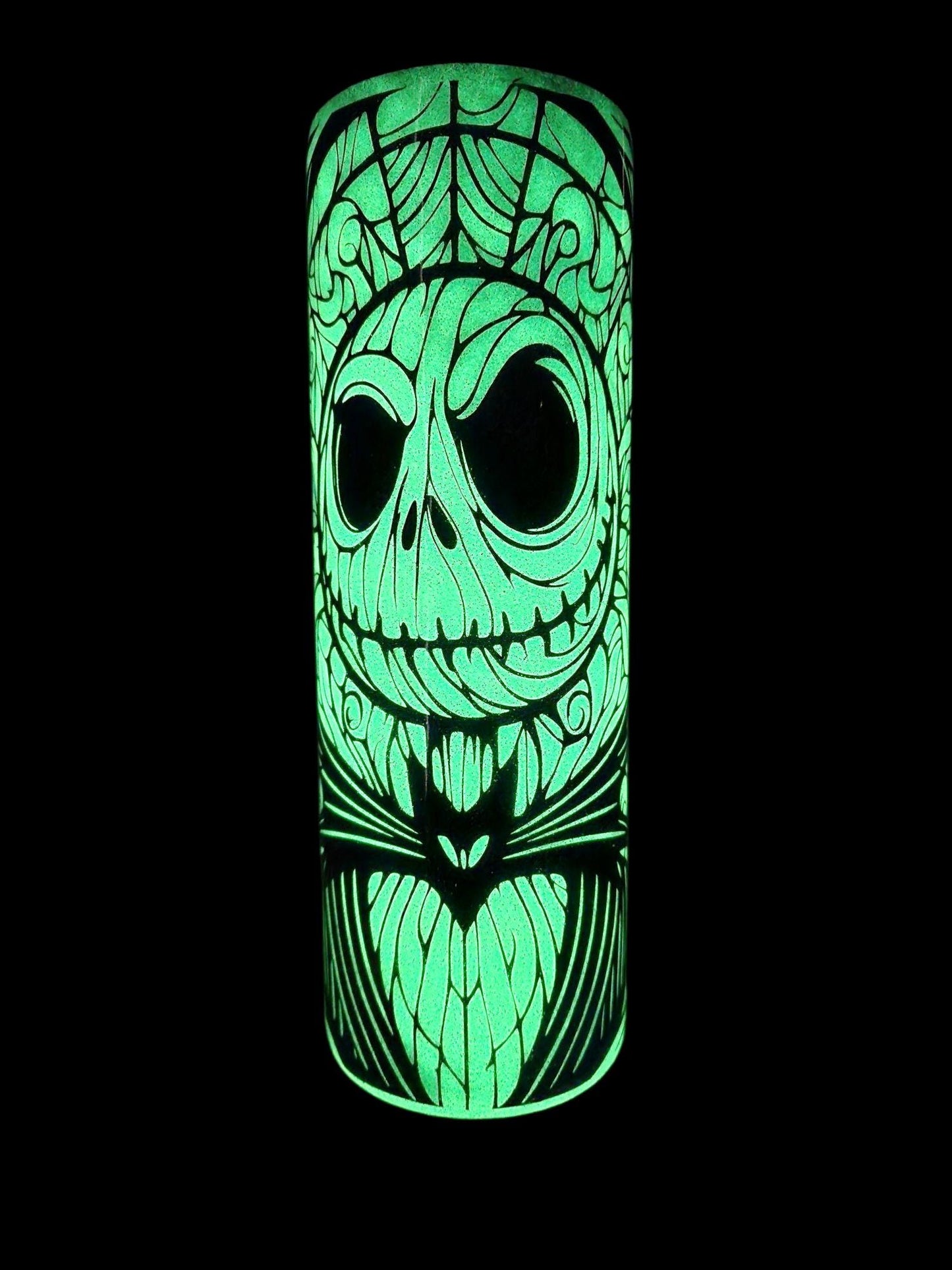 30oz Glitter Jack Glow in the Dark Tumbler WYSIWYG