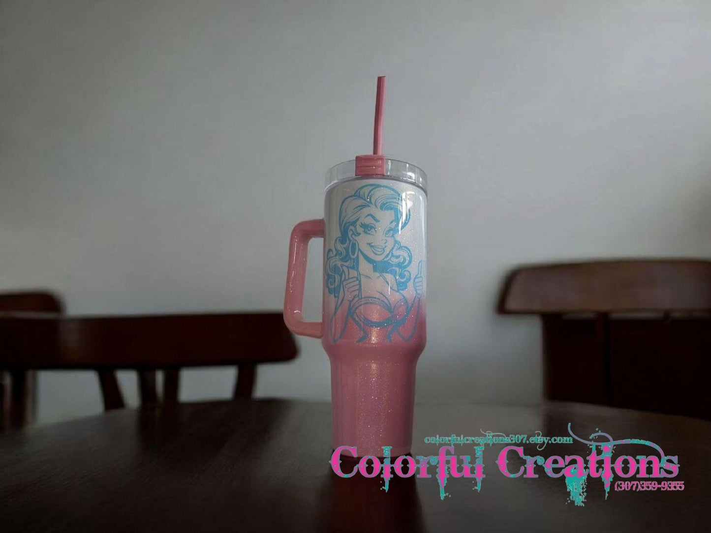 40oz Mine are Bigger Epoxy Tumbler WYSIWYG