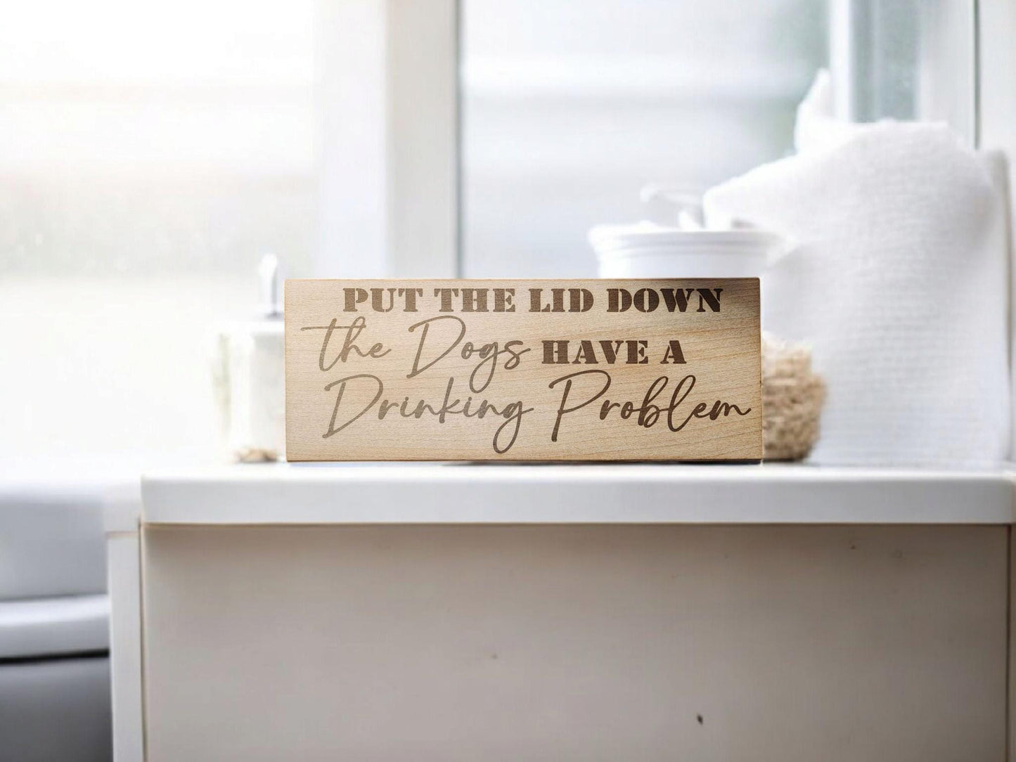 Put The Lid Down Wall decor WYSIWYG