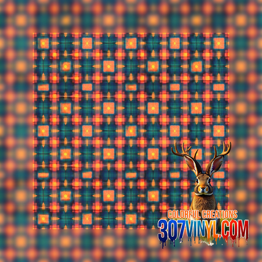 Plaid Pattern Vinyl
