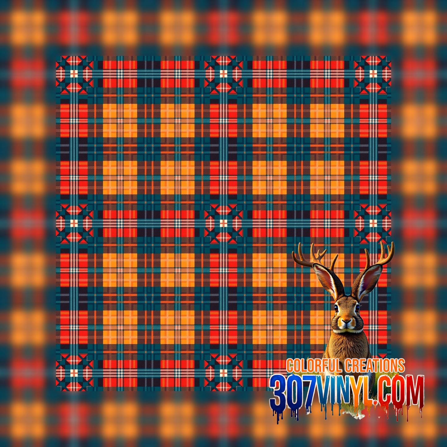 Plaid Pattern Vinyl