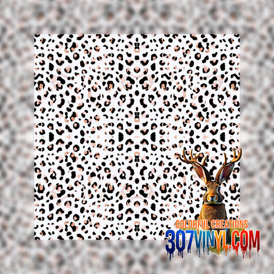 Pastel Pink Cheetah Pattern Vinyl