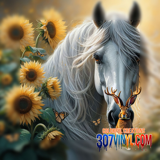 White Horse Clear Cast Vinyl