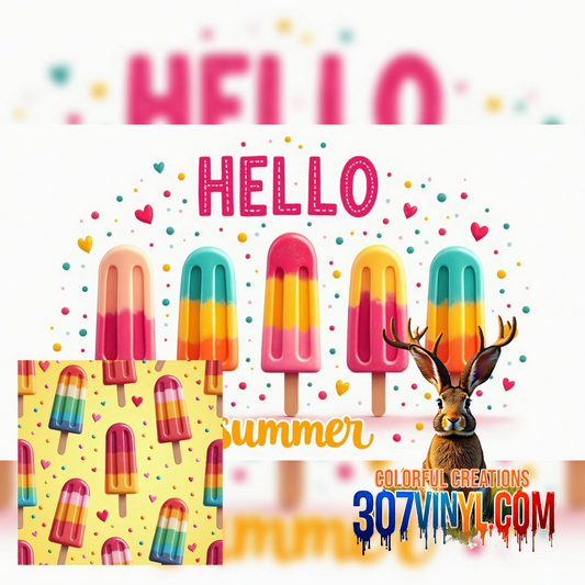 Hello Summer Clear Cast Vinyl Bundle