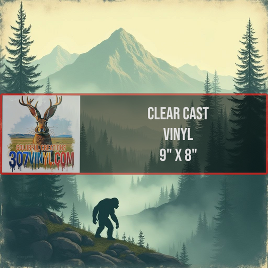 Sasquatch Clear Cast Vinyl