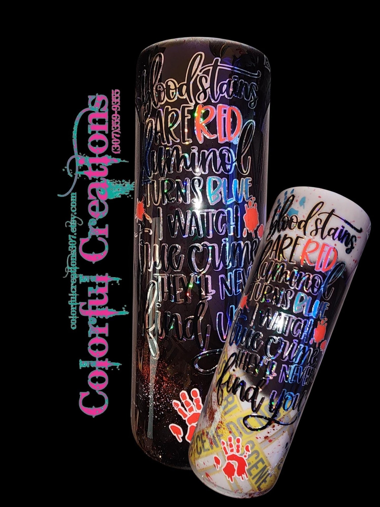 20oz True Crime Color Change Tumbler WYSIWYG