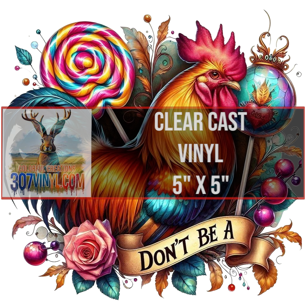 Don't Be A Cock Sucker Clear Cast Vinyl