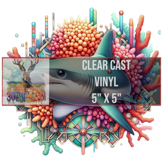 Baby Shark Clear Cast Vinyl