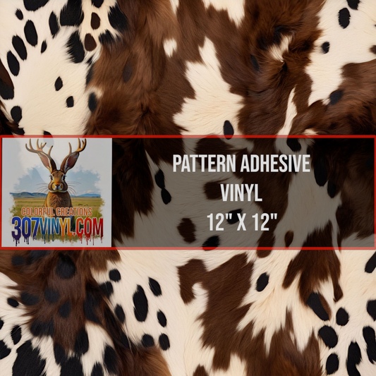 Cow Print Pattern Vinyl 0077