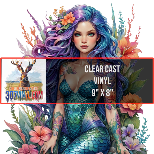 Mermaid Clear Cast Vinyl 0201
