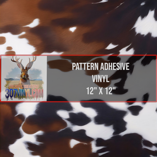 Cow Print Pattern Vinyl 0076