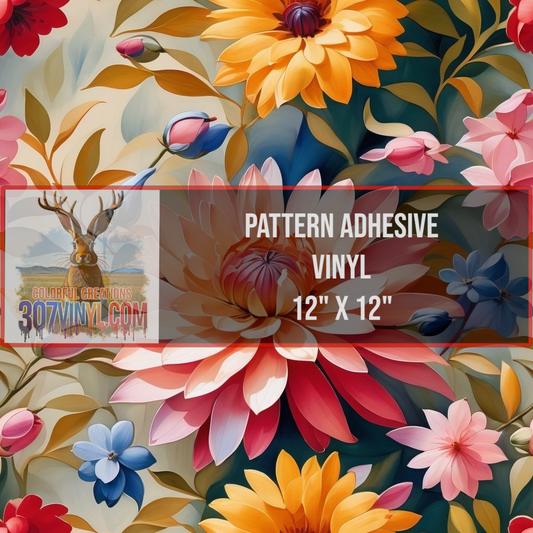 Floral Pattern Vinyl