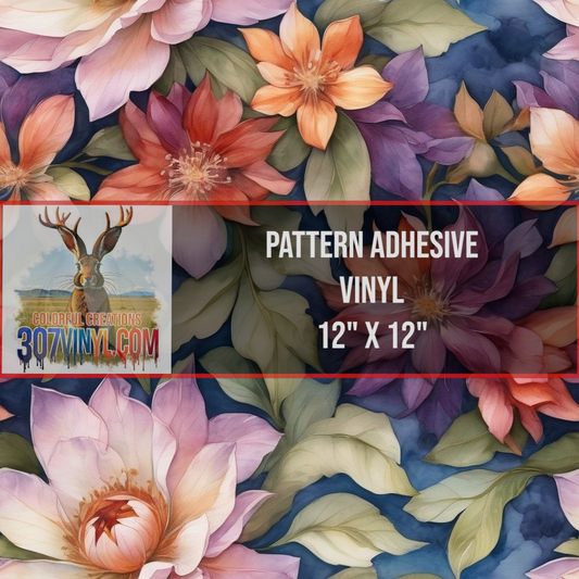 Floral Pattern Vinyl
