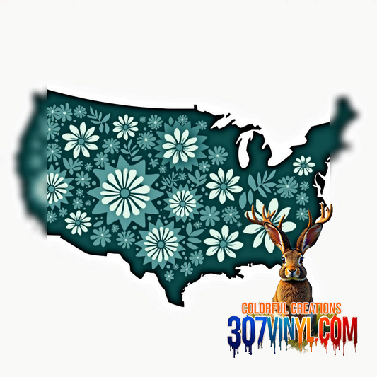 Teal USA Clear Cast Vinyl 4 x 4