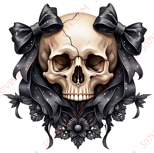 Victorian Skull 4 UV DTF