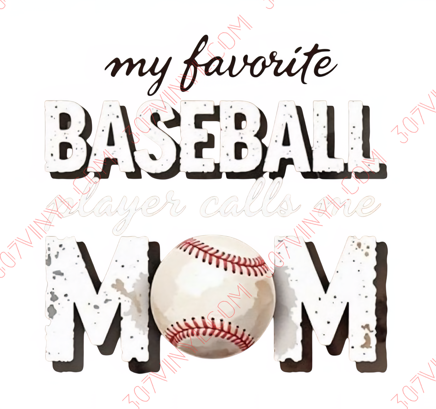 My Favorite Baseball Player UV DTF