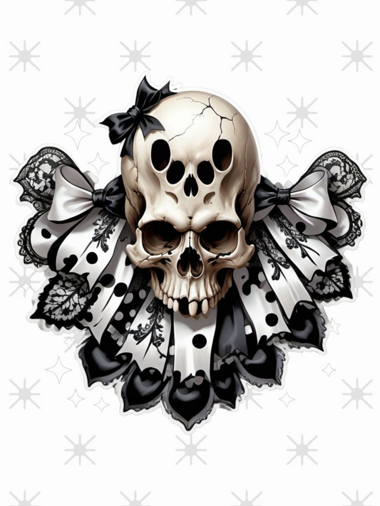 Skull & Lace UV DTF