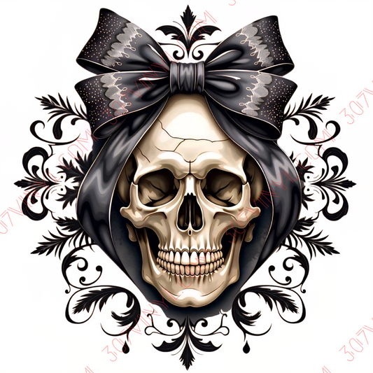 Victorian Skull 5 UV DTF