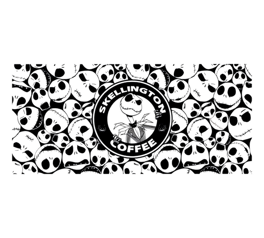 Skellington Coffee UV DTF