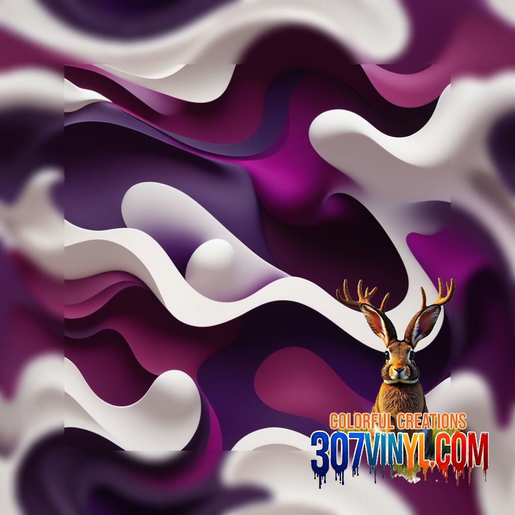 Fluid Abstract 4 Pack Pattern Vinyl