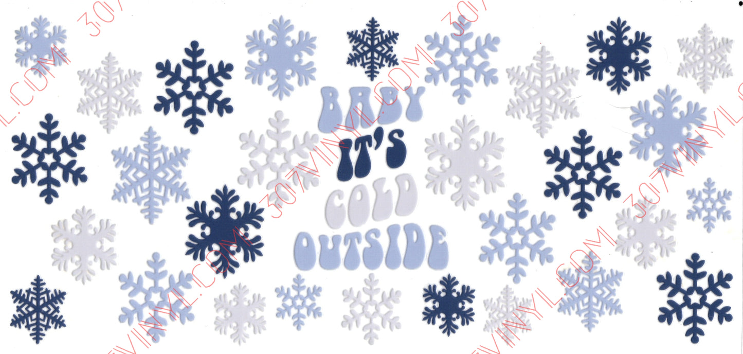 It's Cold Outside UV DTF