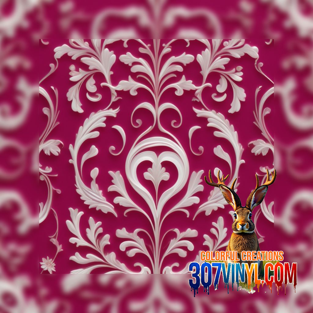 Vintage Floral 4 Pack Pattern Vinyl