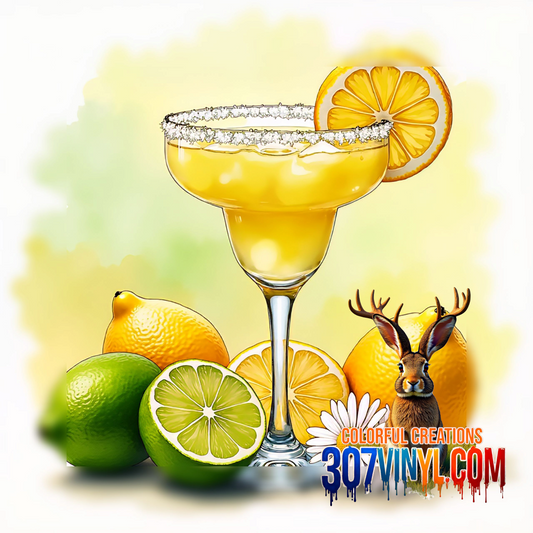 Margarita Clear Cast Vinyl 4 x 4