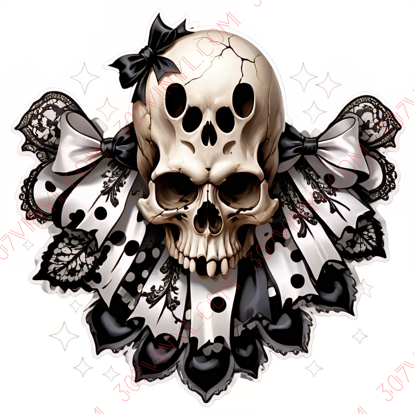 Victorian Skull 2 UV DTF