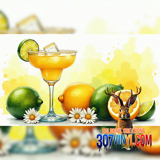 Margarita Clear Cast Vinyl 5 x 10